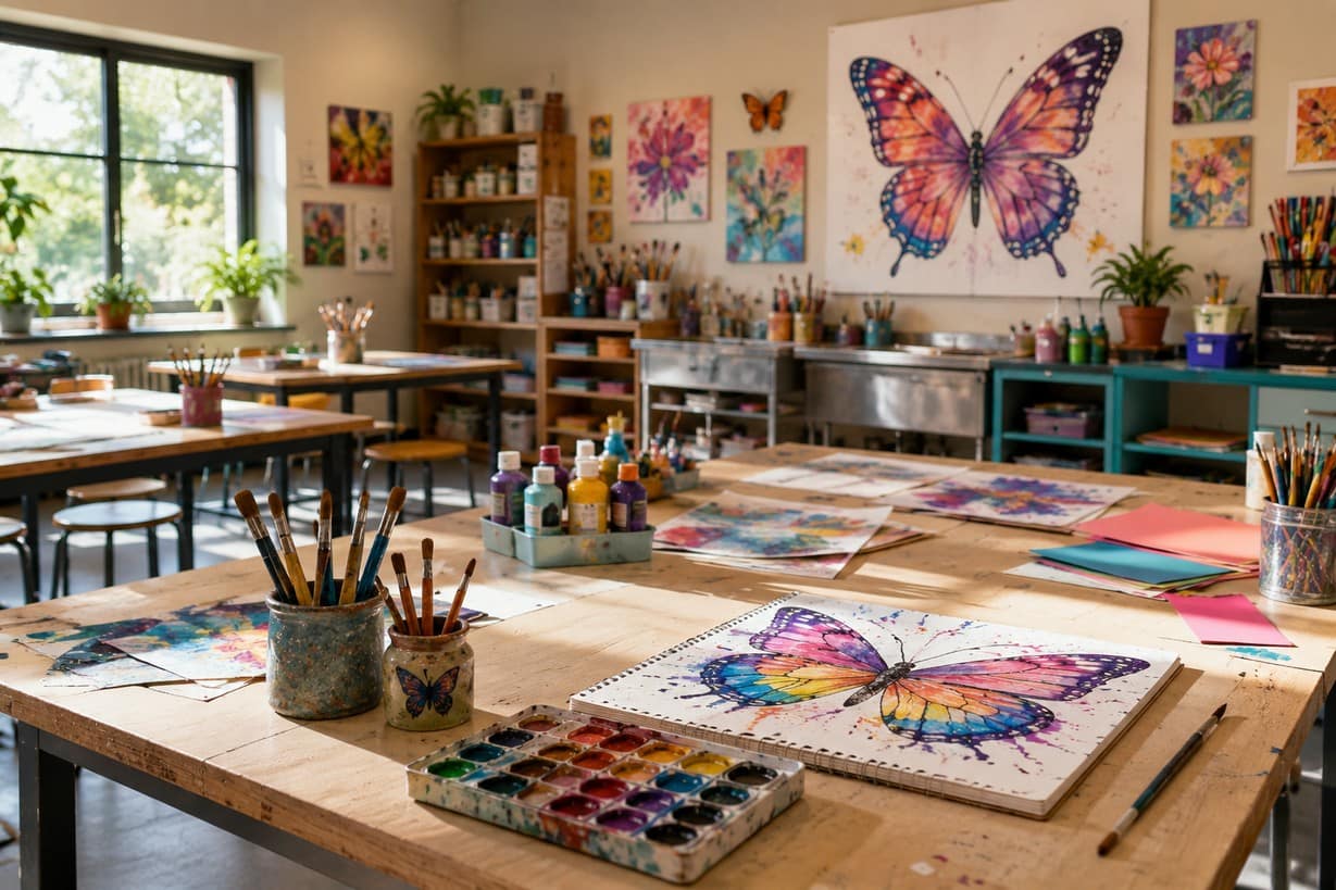 Birst of Butterflies Art Camp