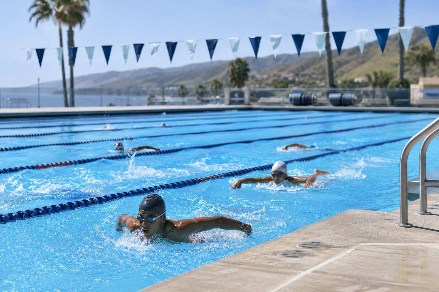 Nike Malibu Swim Camp at Pepperdine University