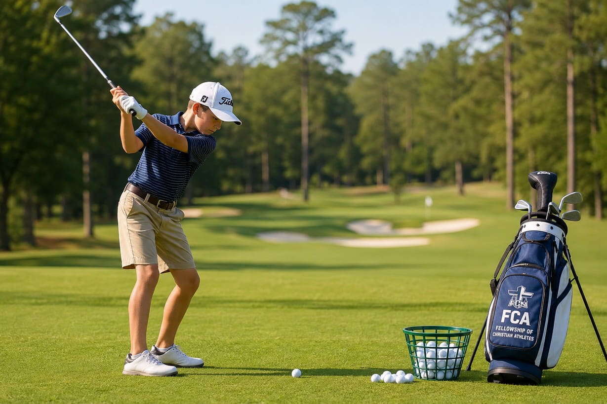 TobyMacNorth Carolina FCA Golf Camp