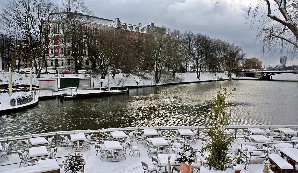 hamburg in january photo 3