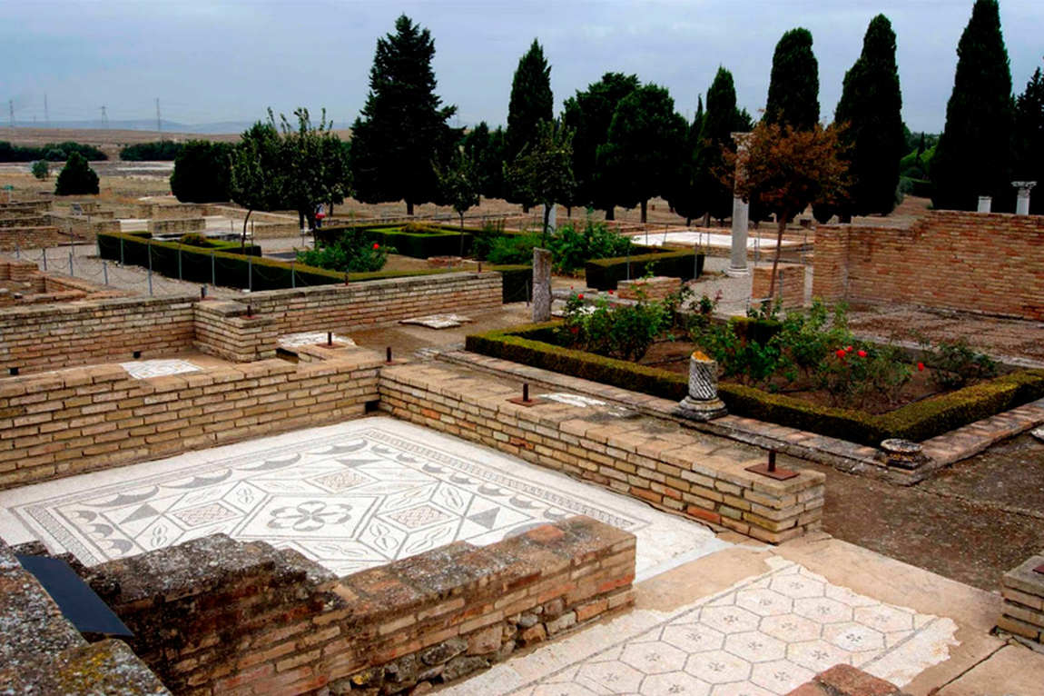 italica roman city ruins photo 2