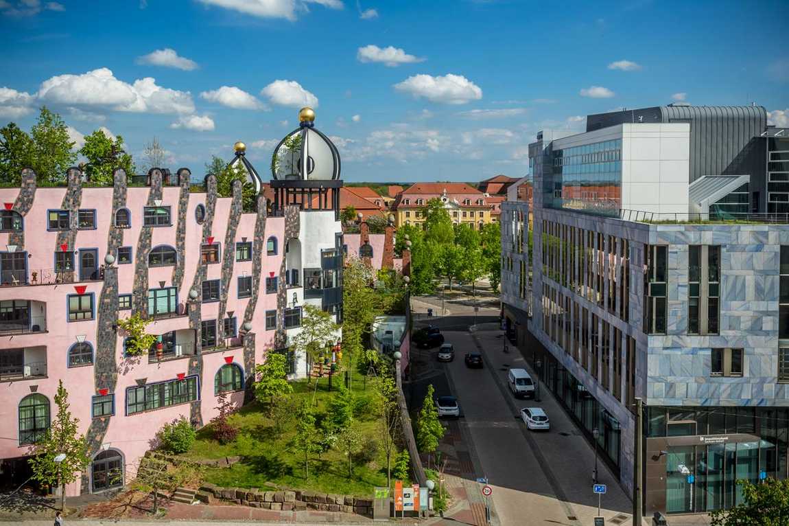 hundertwasser's green citadel of magdeburg photo 1