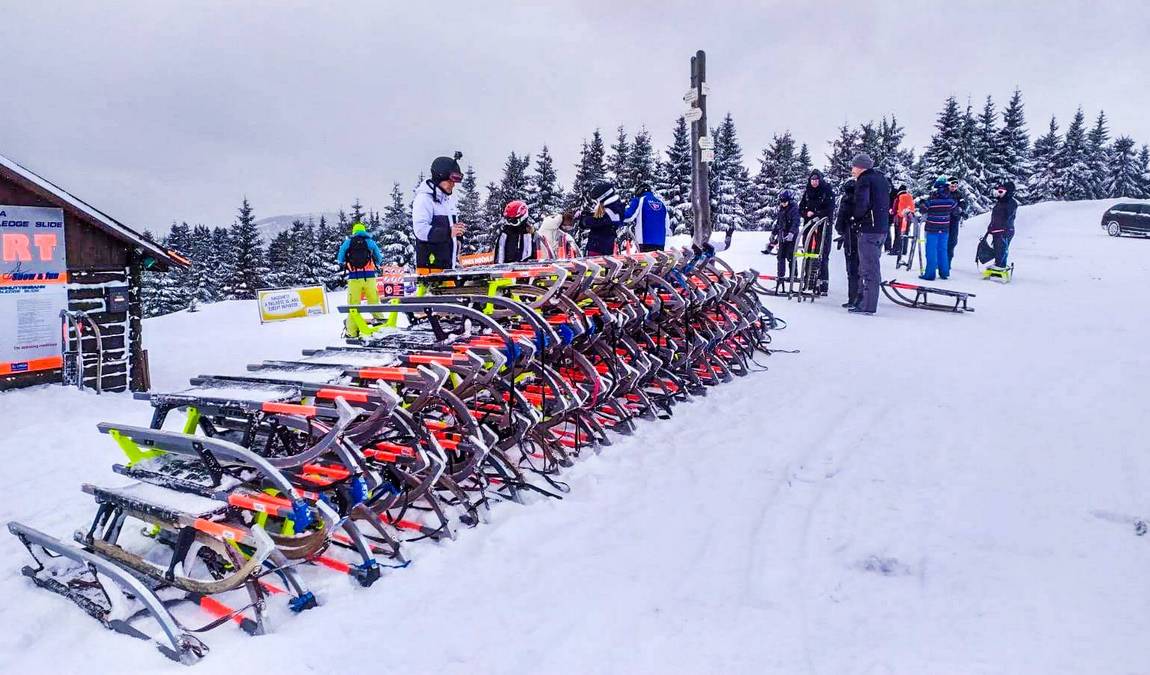 sledge slide track photo 2