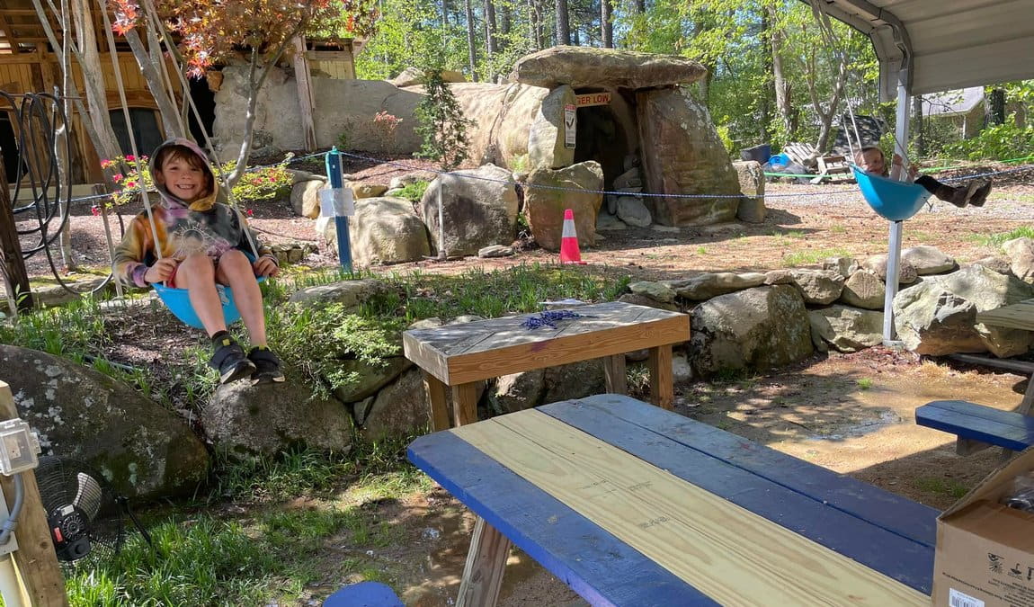 blue diamond gemstone panning photo 6