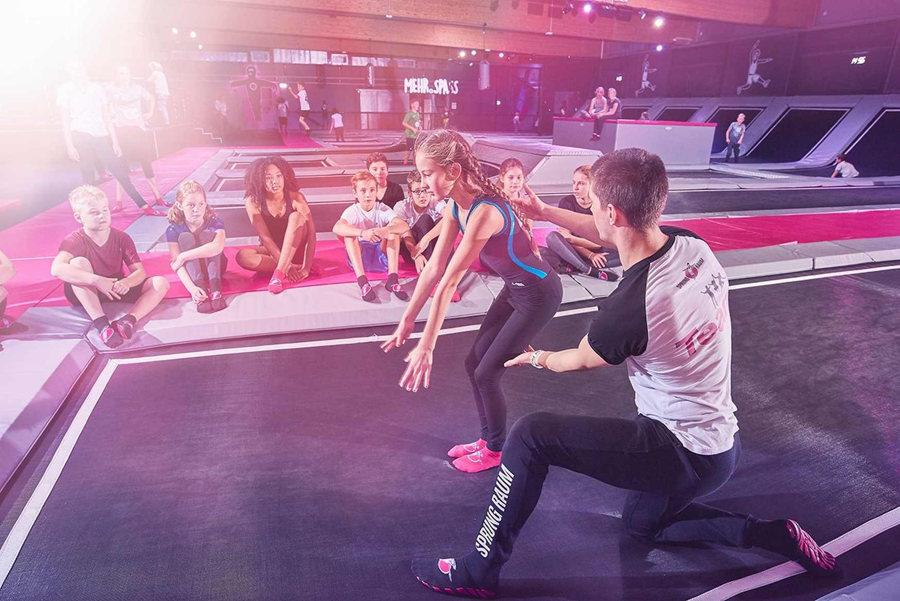 Sprung Raum Trampolinpark Hamburg